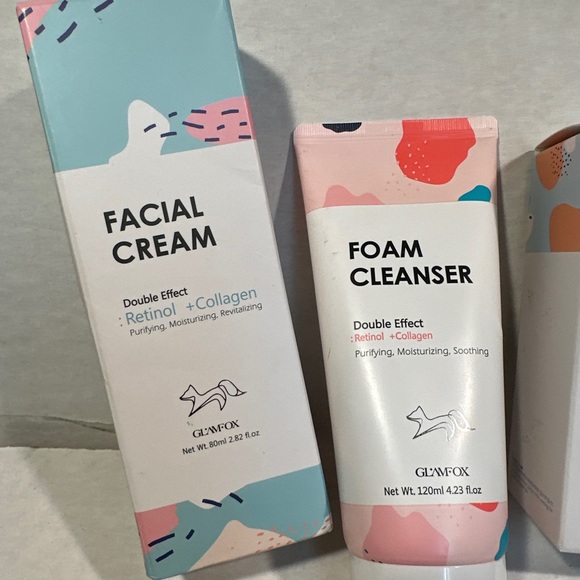 Glamfox Skincare Set 3: Wash, Collagen Moisturizer & Serum anti aging - Picture 4 of 6